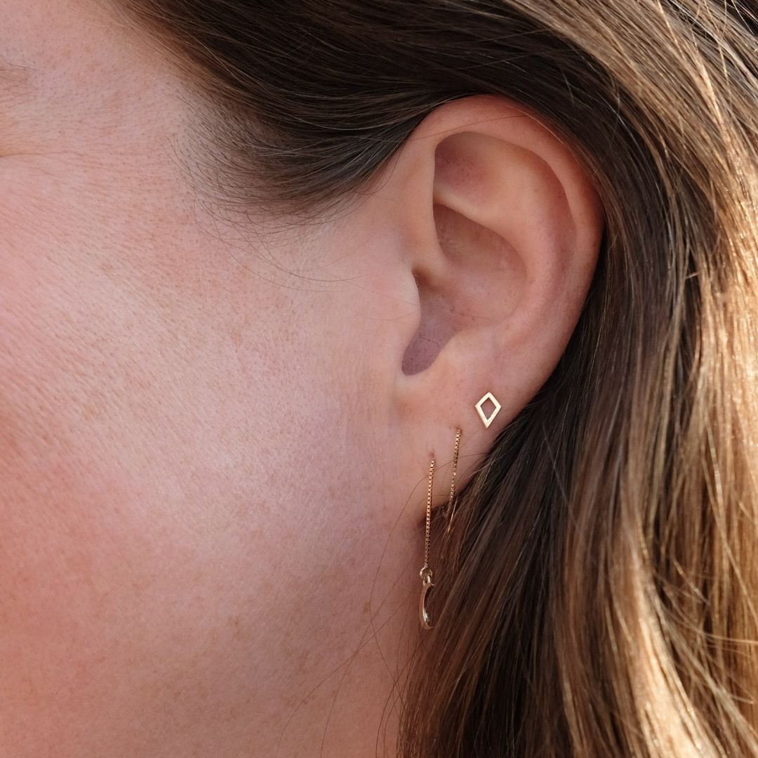14k Gold Kite Earrings | mazi + zo jewelry