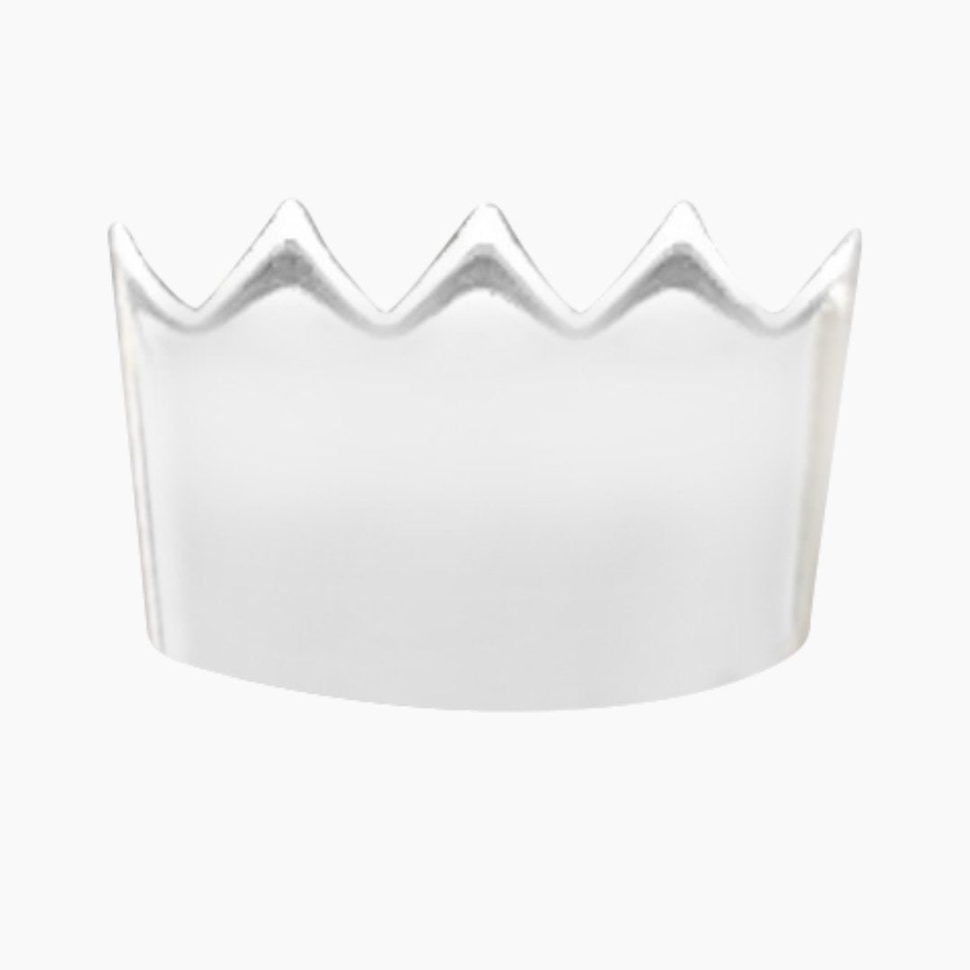 Sterling Silver Crown Earrings | mazi + zo jewelry