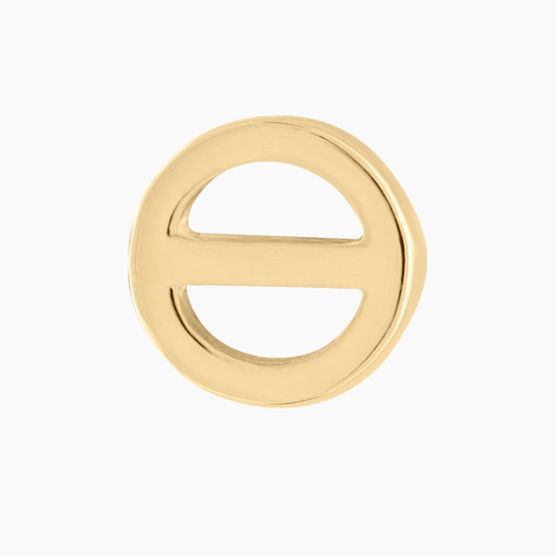14k Gold Greek Letter Theta Earring | mazi + zo sorority jewelry