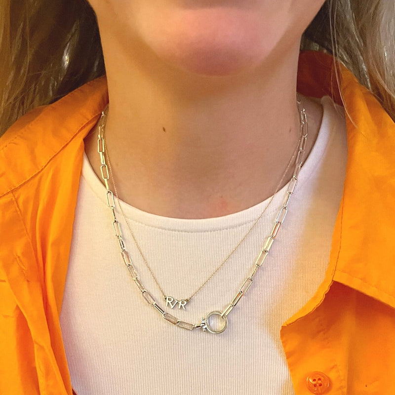 14k Gold RTR (Roll Tide Roll, University of Alabama, Crimson Tide) Necklace | mazi + zo
